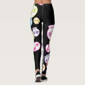 Jumble of Sweet Skulls Leggings (Achterkant)