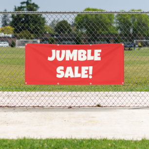 Jumble Sale! Bright Banner