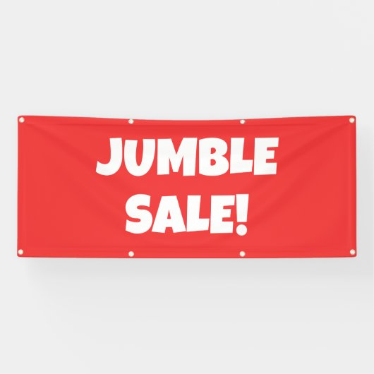 Jumble Sale! Bright Banner (Horizontaal)