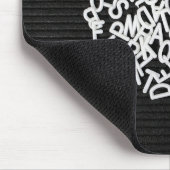 Jumbled Prayer Letters On Black Felt Board Muismat (Hoek)