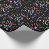 Jumbled VERANDER de MONOGRAM Lente Kleuren 2014 Cadeaupapier (Hoek)