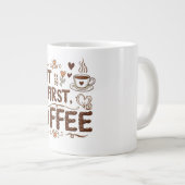 Jumbo 20 oz Mok voor Coffee Lovers (Voorkant rechts)