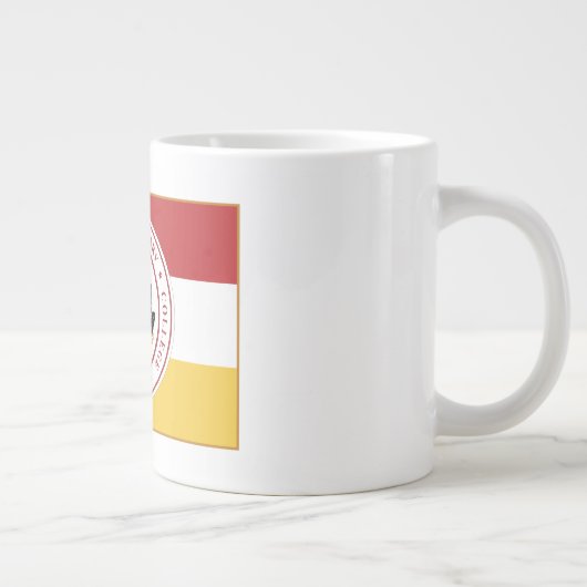 * JUMBO 20 oz White PMC FLAG Mok (Rechts)