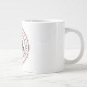 + JUMBO 20 oz White PMC SEAL Mok (Rechts)