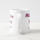 Jumbo 20oz Mok! Personaliseer me ~ Maak me je eige Grote Koffiekop (Achterkant)