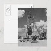 Jumbo Atomic Bomb geplaatst voor Trinity Test Briefkaart (Voorkant / Achterkant)