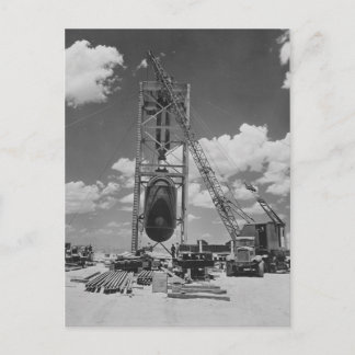 Jumbo Atomic Bomb geplaatst voor Trinity Test Briefkaart