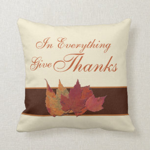 Jumbo Autumn Leaves geeft Bedankt een proefbaan Kussen