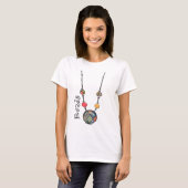 Jumbo Bead Ketting Multicolor 2 T-shirt (Voorkant volledig)