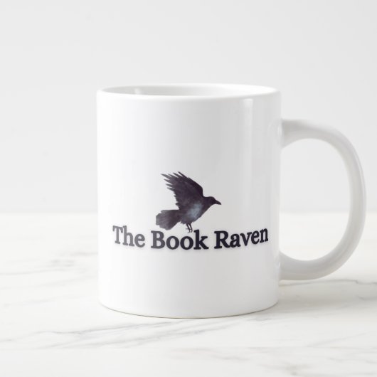 Jumbo Book Raven Mug (20 oz) Grote Koffiekop (Rechts)