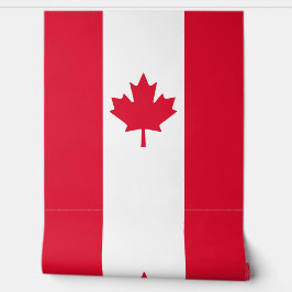Jumbo Canada Vlag Rode Maple Leaf Stripe Patroon Behang
