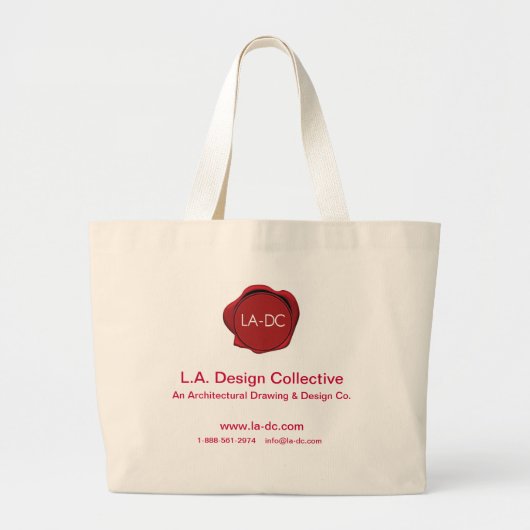 Jumbo Canvas tas (Voorkant)
