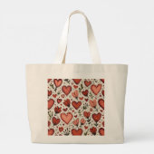 Jumbo Canvas tas (Achterkant)