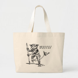 Jumbo-Canvas tas van Alien Writer