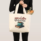 Jumbo Canvas tas voor boekenliefhebbers (Voorkant (product))