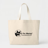 Jumbo Canvas tas (wie ben je aan het zwaaien?) (Voorkant)