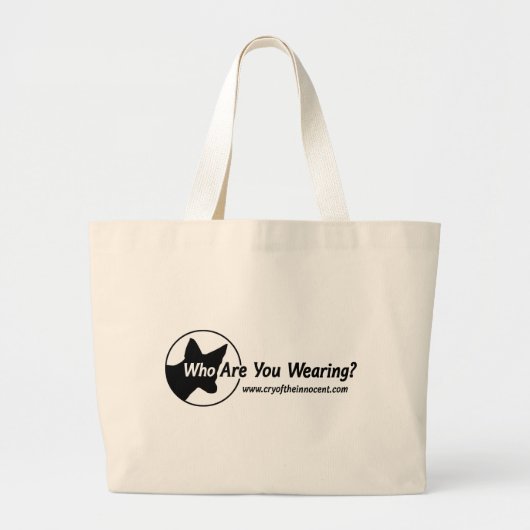 Jumbo Canvas tas (wie ben je aan het zwaaien?) (Voorkant)