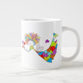 JUMBO Ceramic Fairy Mug Grote Koffiekop (Rechts)