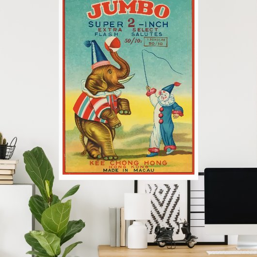 Jumbo ( Chinese Firecracker) Poster (Thuiskantoor)