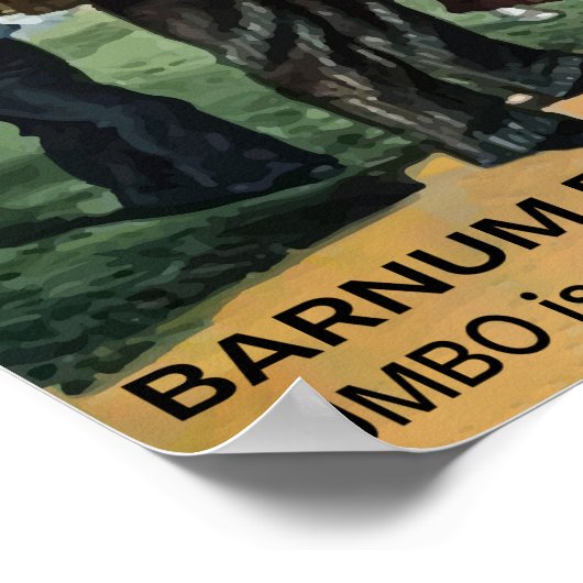  Jumbo Circus advertentie Poster (Hoek)