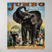  Jumbo Circus advertentie Poster (Voorkant)