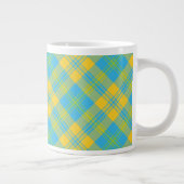 Jumbo Coffee-Mok: blauw, geel, groen speldenpakket Grote Koffiekop (Rechts)