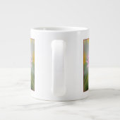 Jumbo Coffee Mok - Roze Daisy Flower (Achterkant)
