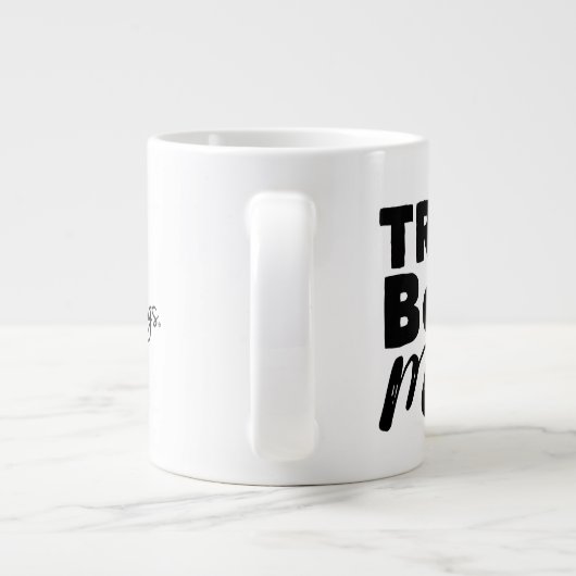 Jumbo Coffee Mok Truth Bomb Ma Tekst Logo (Achterkant)