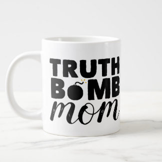 Jumbo Coffee Mok Truth Bomb Ma Tekst Logo