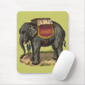 Jumbo, de grote olifant van PT Barnum Muismat (Met muis)