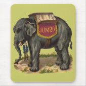Jumbo, de grote olifant van PT Barnum Muismat (Voorkant)