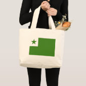 Jumbo Esperanto Bag Grote Tote Bag (Voorkant (product))