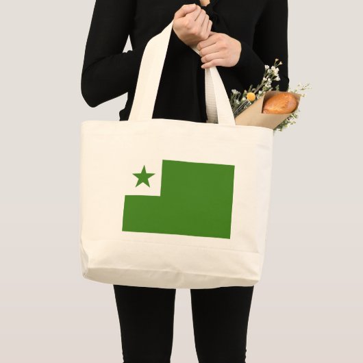 Jumbo Esperanto Bag Grote Tote Bag (Voorkant (product))