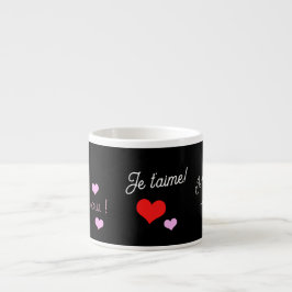 Jumbo-Espresso-Tasse, Je t'aime mon amour! Espresso Kop