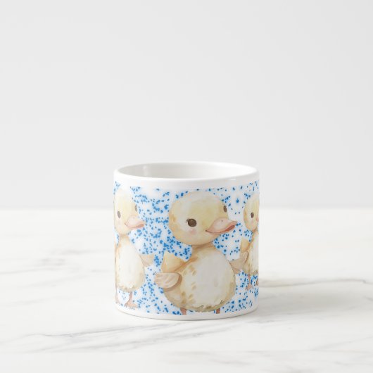 Jumbo-Espresso-Tasse, mit Entenküken Espresso Kop (Voorkant)