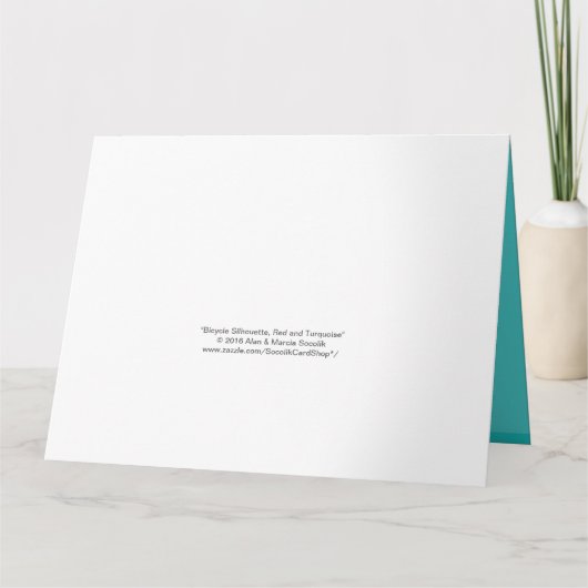 JUMBO Fiets Happy Retirement Gefeliciteerd Kaart (Achterkant)