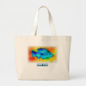 Jumbo Fish Canvas tas "Bama Bliss" (Voorkant)