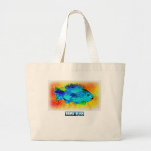 Jumbo Fish Canvas tas "Bama Bliss"
