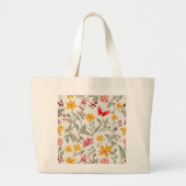 Jumbo Flower Canvas tas (Voorkant)