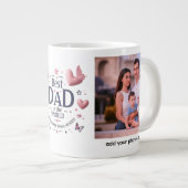 Jumbo gepersonaliseerde mok | Oversized liefde in (Voorkant rechts)