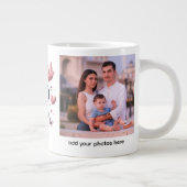 Jumbo gepersonaliseerde mok | Oversized liefde in (Rechts)
