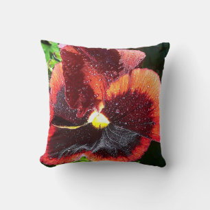 Jumbo Giant Pansy Flower Pillow Kussen