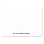 Jumbo Gift Label Je laat mijn hart zingen Kaart (Achterkant)