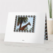 Jumbo Giraffes Birthday Kaart (Achterkant)