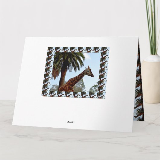 Jumbo Giraffes Birthday Kaart (Achterkant)