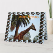 Jumbo Giraffes Birthday Kaart (Voorkant)