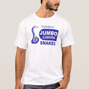 Jumbo Glowworm Fourth of Juli Snake Fireworks T-shirt