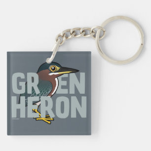Jumbo Green Heron Sleutelhanger