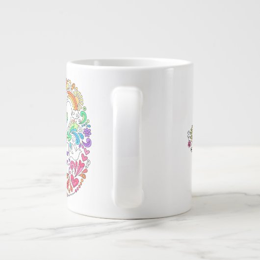 JUMBO Groovy Psychedelic LOVE Doodles Mok (Achterkant)