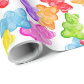 Jumbo Gummy-Beren van LAD Cadeaupapier (Rol Hoek)